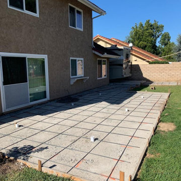 That Seamless Transition Patio with New Concrete Slab in Los Angeles, CA