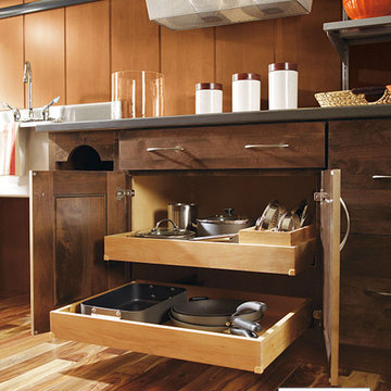 Decora Base Storage Solution - Roll-Out Base with Lid Organizer