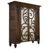 American Drew Jessica McClintock Couture Dressing Armoire with Castered Stool