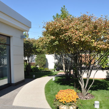 Private contemporary garden / Частный современный сад.