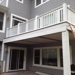 New deck railing and spiral staircase - Outdoor Products