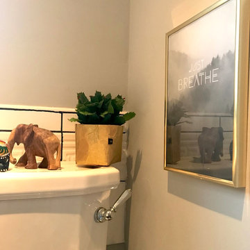 Upcycled Bathroom on a Budget