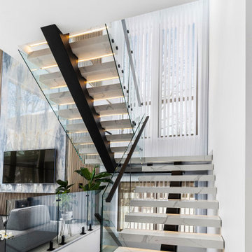 Curtains for Tall Staircase Windows – Floor-to-Ceiling Solution