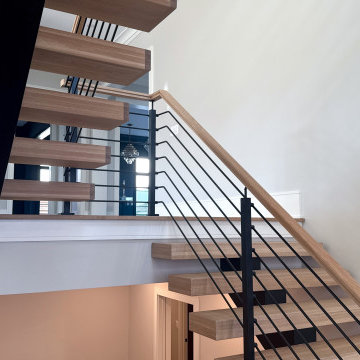 Project #147 | Modern Staircase with Seattle Style Stringer