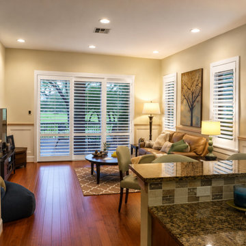 Plantation Shutters Florida | Living Room & Master Bedroom | Luxury Florida Home