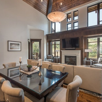 Transitional Mountain Penthouse - Living Room