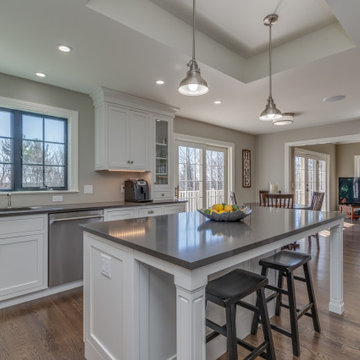 Frosty White & Bright Kitchen