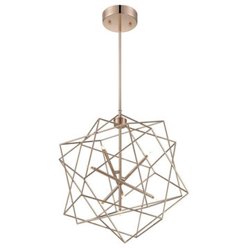 Stacia 7 Light Chandelier, French Gold