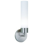 Norwell Lighting - Norwell Lighting 8775-BN-MO Sobe - One Light Wall Sconce - Sobe�s simple, minimalist form reflects its elemenSobe One Light Wall  Choose Your Option *UL Approved: YES Energy Star Qualified: n/a ADA Certified: n/a  *Number of Lights: Lamp: 1-*Wattage:60w T-10 Edison bulb(s) *Bulb Included:No *Bulb Type:T-10 Edison *Finish Type:Brush Nickel