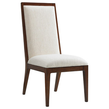 Emma Mason Signature Oak Haven Slat Back Side Chair in Ivory (Set of 2)