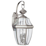 Generation Lighting Collection - Sea Gull Lighting 2-Light Outdoor Lantern, Brushed Nickel - Blubs Not Included
