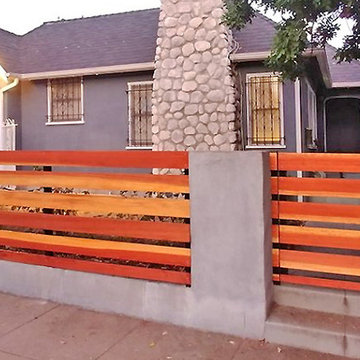 Custom Redwood Fence & Gate
