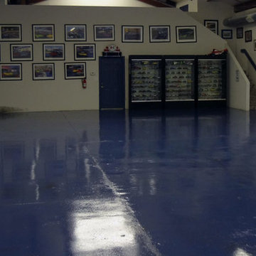 Stained Concrete for Garage Showrooms
