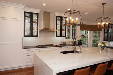 Example of a transitional kitchen design in DC Metro
