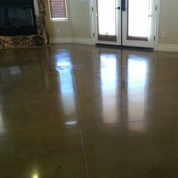 Master Bedroom Concrete Flooring