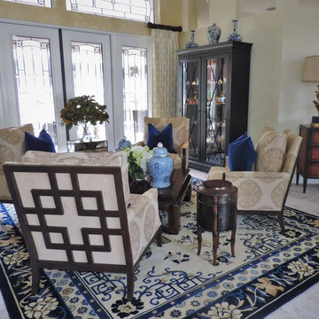 Oriental Formal Living & Dining Room