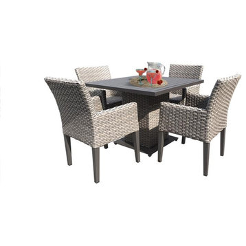 Monterey Square Dining Table with 4 Dining Chairs