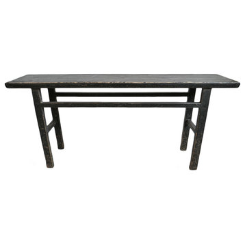 Simple Black Console Table