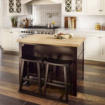 Jeffrey Alexander Island with matching stools