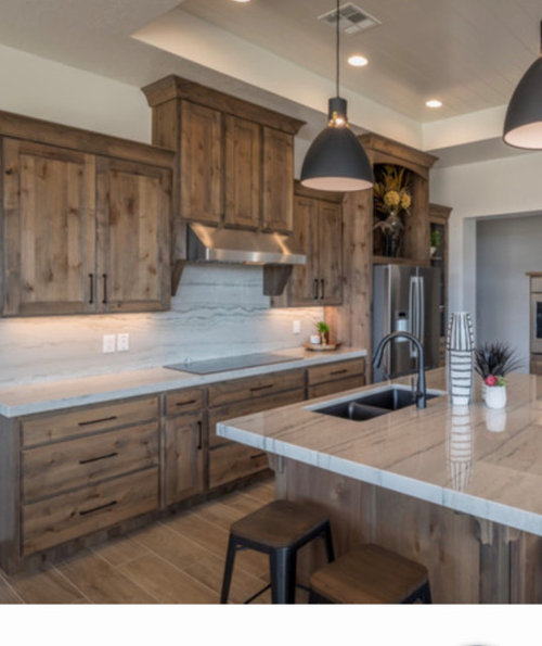 Knotty Alder Flooring And Granite Design Help