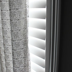 Contemporary Window Treatments - Interior Shutters