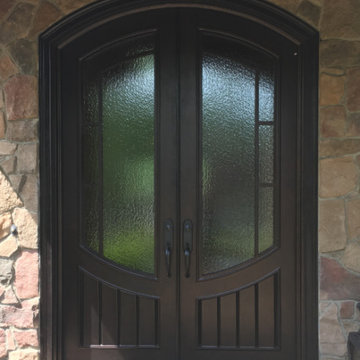 Double Iron Craftsman Door Design