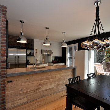 Industrial Bistro Kitchen