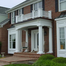 federal style front stoop