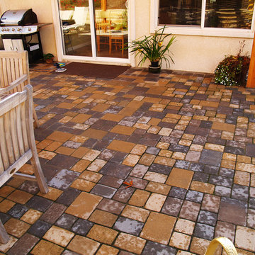 Pavers Patio After a Light Rain, Lompoc CA
