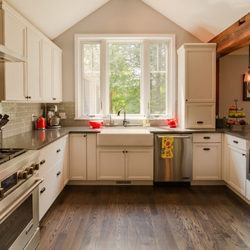 Ann Arbor White Country Kitchen