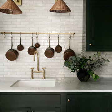 Timeless New York Kitchen: Functional Family Space with Walk-In Pantry