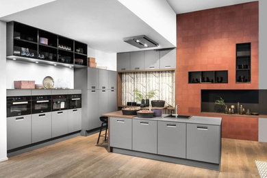 Design ideas for a world-inspired kitchen in Dresden.