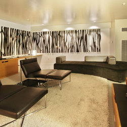 Forest Abstraction, Black - Wall Sculptures