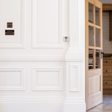 Classic, Sustainable-Wood Victorian Style Kitchen