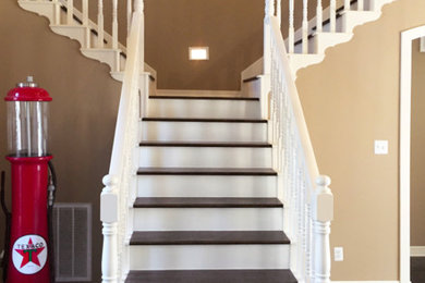 Trendy staircase photo in Houston