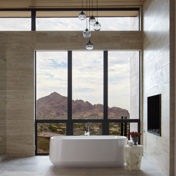 Straight Edge - Master Bath with Mountain Views