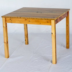 Small Dining Table -  Reclaimed Tulip Poplar Top and Hemlock Base - Products