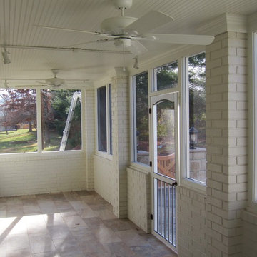 Southern Colonial Renovation and Additions with Screen Porch
