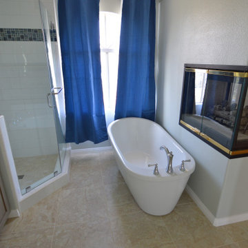 Open Floor Plan Bathroom Remodel #19, Free Standing Tub Design.