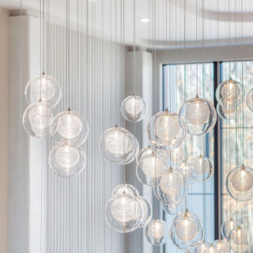 Entryway Lighting, Tress Residence