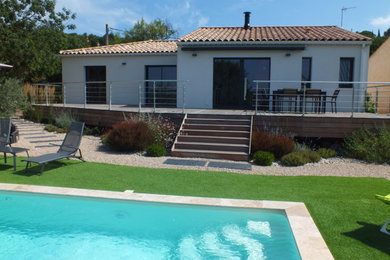 Aménagement d'un jardin contemporain.