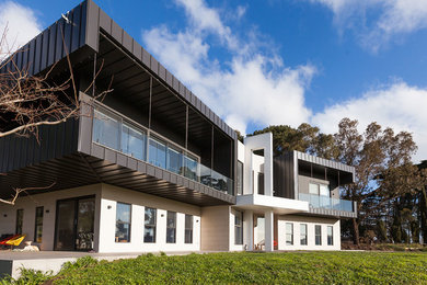 Contemporary exterior home idea in Geelong