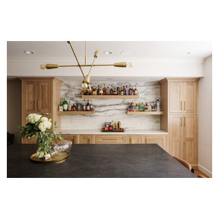 Meadow Lane - Leawood Basement - Home Bar - Kansas City - by Schloegel ...