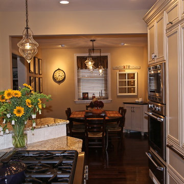 Classic Philadelphia Kitchen Remodel | Elegant Cream Cabinetry & Granite Counter