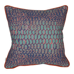 Clueit Webb Interiors - Scardiae Indigo Cushion - Scatter Cushions