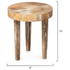 Small Artemis Side Table, Pearl Resin