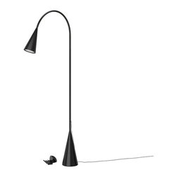 DELAKTIG Lampadaire &agrave; LED noir - Floor Lamps