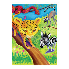 Joanne Kollman Wild About Zoos Jpg Art Print, 18"x24"