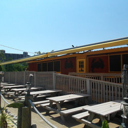 Commercial Motorized Retractable Awning- Mickey's Crabhouse - Home Improvement