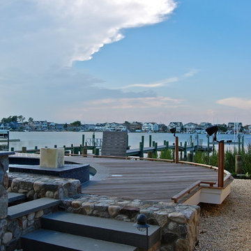 Ipe Deck Surrounding Beachfront Pool and Spa (detail)